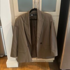 Zara Classic Army Green Blazer